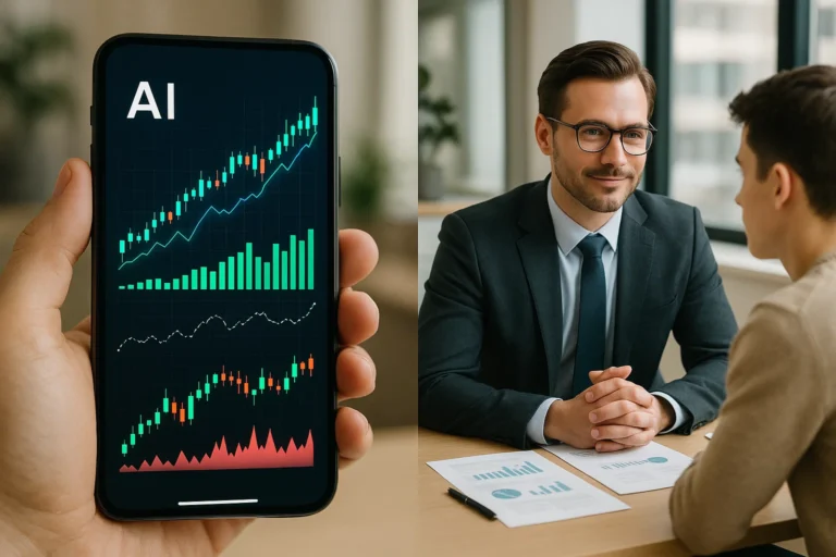 AI Financial Planning vs Human Advisor 2025