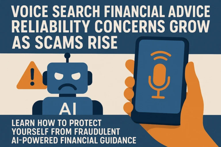Voice Search Financial Advice Reliability: What Americans Need to Know in 2025